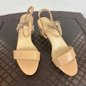 Naturalizer Bristol Block Heel Dress Sandals Ankle Strap Size 9.5 M